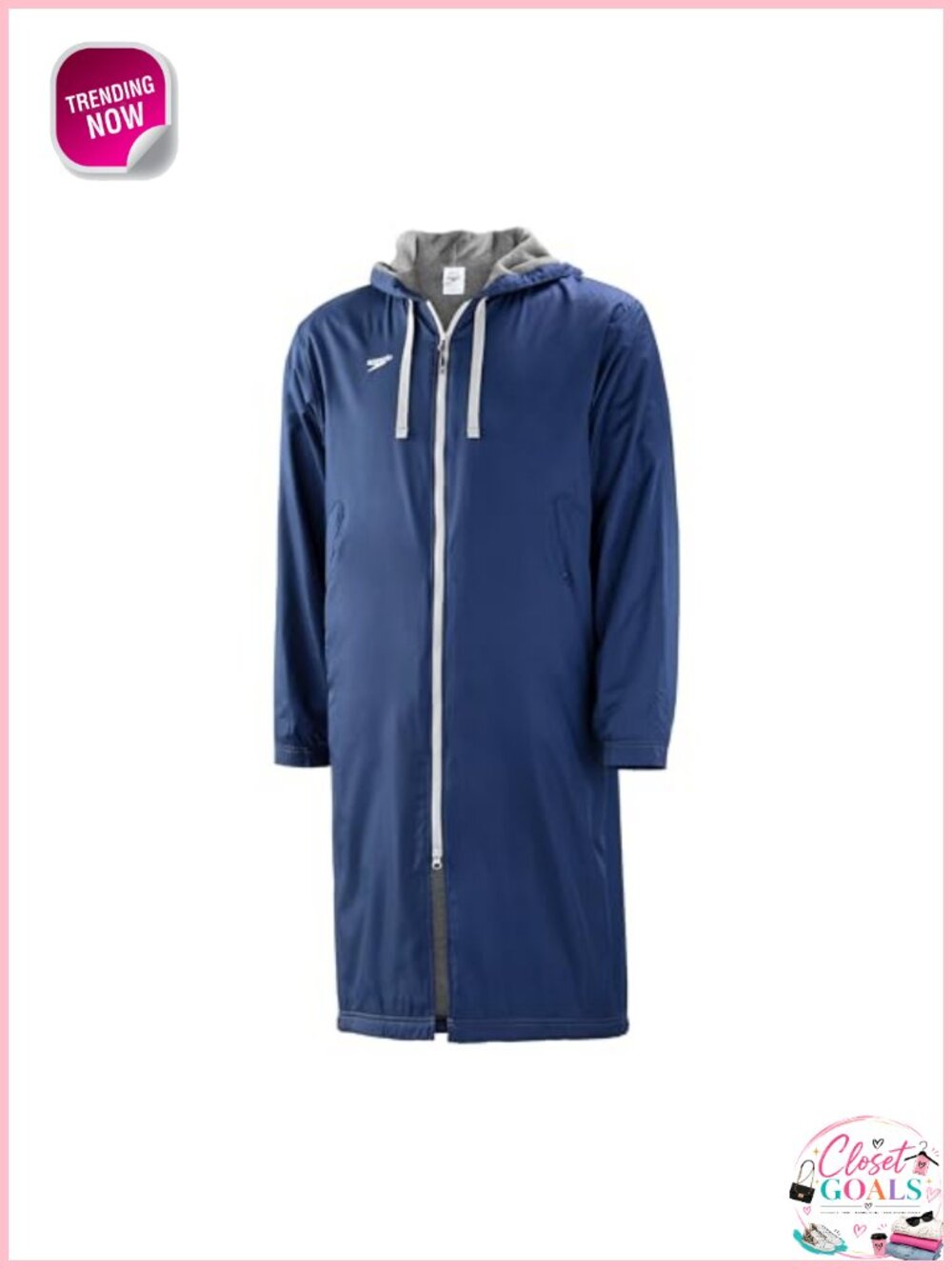 Speedo Unisex Adult Parka Jacket Fleece Lined Water-Resistant Hooded - Picture 1 of 3